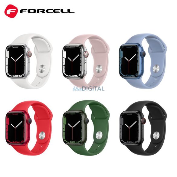 FORCELL F-DESIGN FA01 szíj Apple Watch 42/44/45/49mm piros