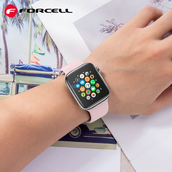 FORCELL F-DESIGN FA01 szíj Apple Watch 38/40/41mm porhomok