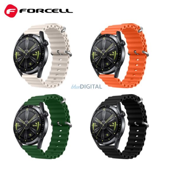 FORCELL F-DESIGN FS01 szíj Samsung Watch 20mm zöld zöld zöld