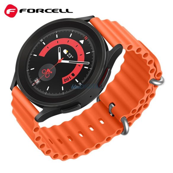 FORCELL F-DESIGN FS01 szíj Samsung Watch 22mm narancssárga