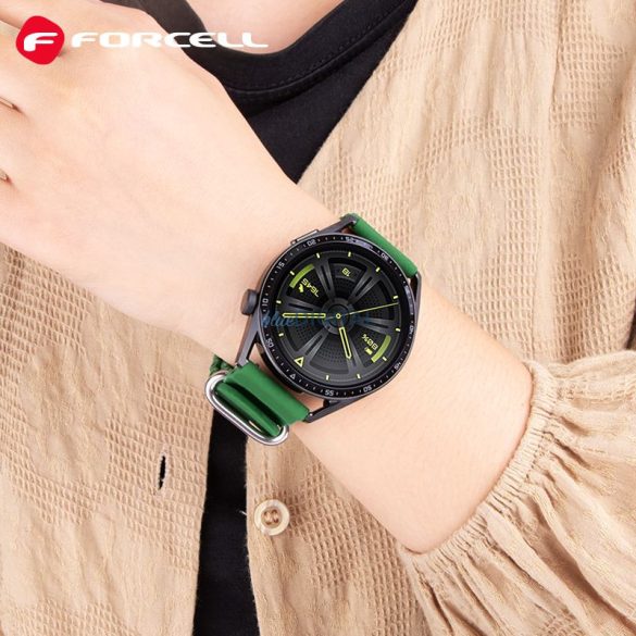 FORCELL F-DESIGN FS01 szíj Samsung Watch 22mm zöld zöld zöld