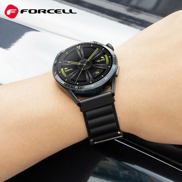 FORCELL F-DESIGN FS05 szíj Samsung Watch 22mm fekete