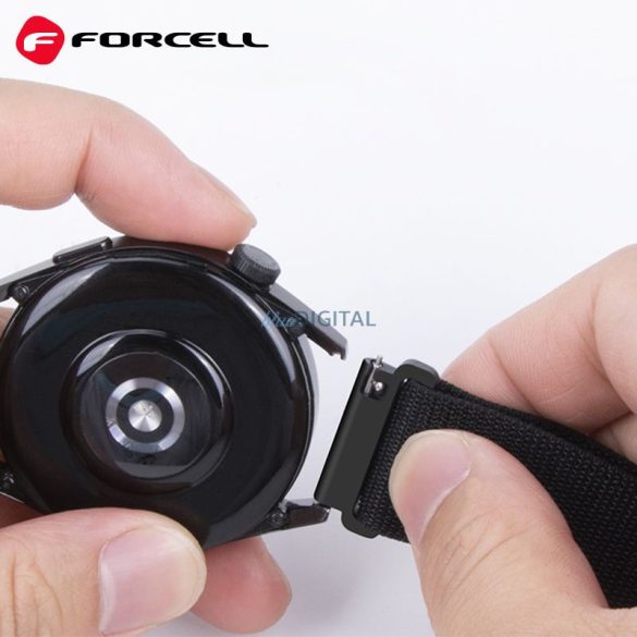 FORCELL F-DESIGN FS05 szíj Samsung Watch 22mm fekete