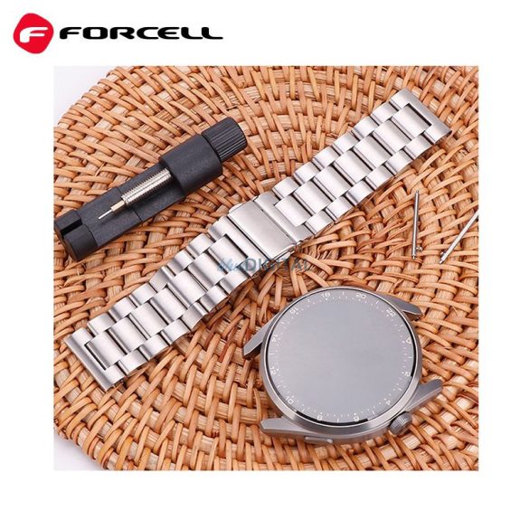 FORCELL F-DESIGN FS06 szíj Samsung Watch 20mm ezüst