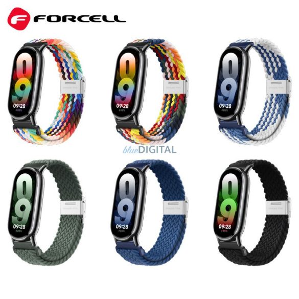 FORCELL F-DESIGN FX5 szíj Xiaomi Mi Band 8 fekete
