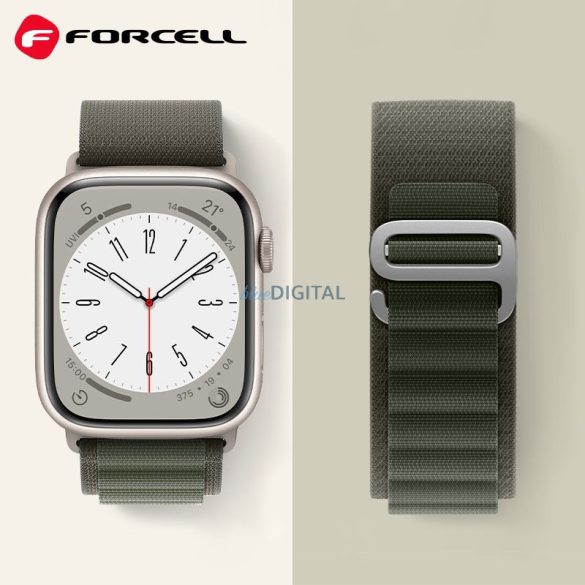 FORCELL F-DESIGN FA13 szíj Apple Watch 38/40/41mm zöld