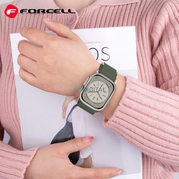 FORCELL F-DESIGN FA13 szíj Apple Watch 38/40/41mm zöld