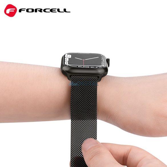 FORCELL F-DESIGN FA03 szíj Apple Watch 38/40/41mm fekete