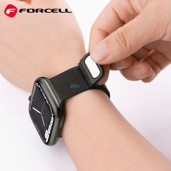 FORCELL F-DESIGN FA03 szíj Apple Watch 38/40/41mm fekete