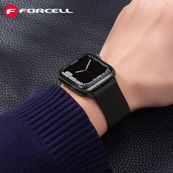 FORCELL F-DESIGN FA03 szíj Apple Watch 38/40/41mm fekete