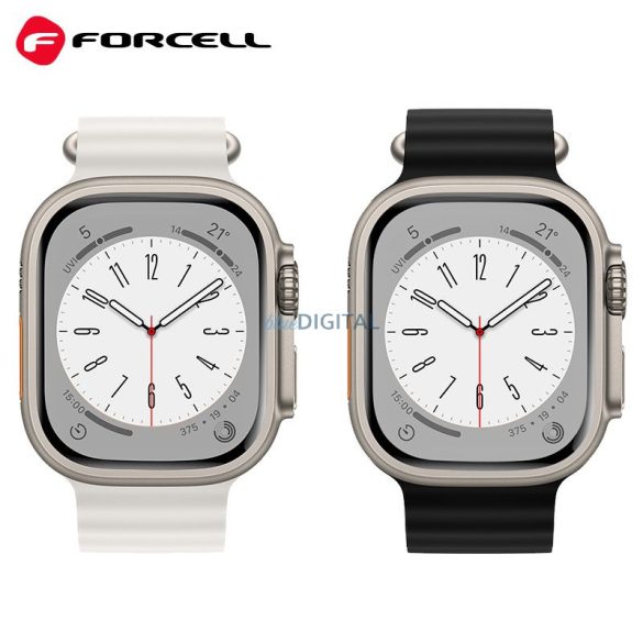 FORCELL F-DESIGN FA12 szíj Apple Watch 42/44/45/49mm fehér