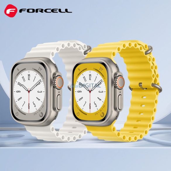 FORCELL F-DESIGN FA12 pánt Apple Watch 38/40/41mm sárga