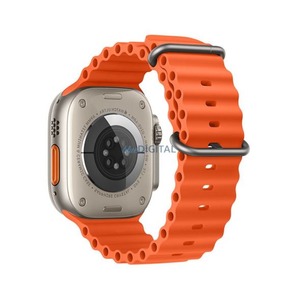 FORCELL F-DESIGN FA12 szíj Apple Watch 38/40/41mm narancssárga színben
