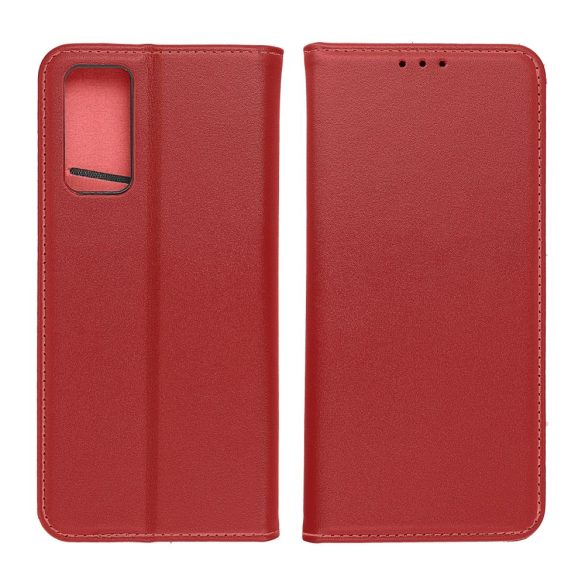 LEATHER könyvtok Xiaomi Redmi 12 4G / 12 5G bordó