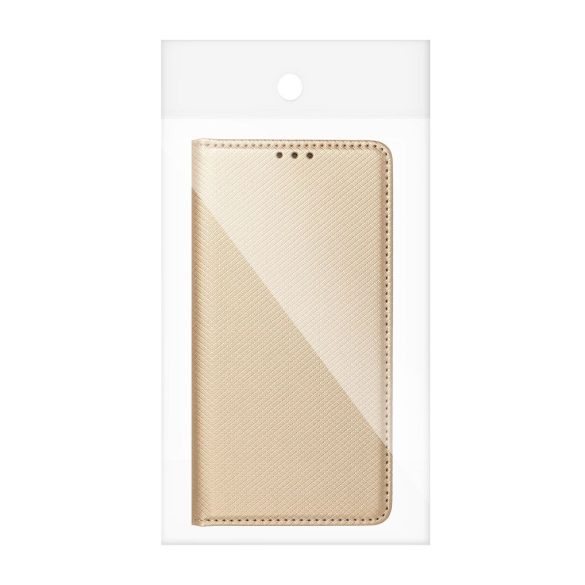 Smart Case Könyvtok Samsung  Galaxy S23 FE arany színben
