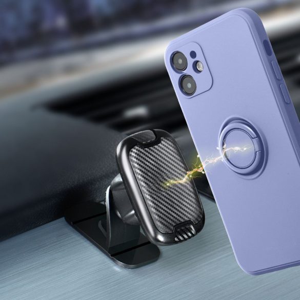 Szilikon gyűrűs tok XIAOMI Redmi NOTE 12S lila