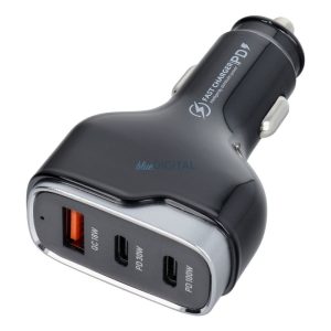 OEM CC53-2C1A autós töltő 1xUSB-A és 2xUSB-C csatlakozóval