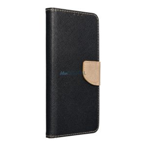 Fancy Book case Samsung Galaxy S23 FE fekete / arany tok