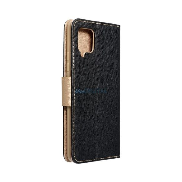 Fancy Book case Samsung Galaxy S23 FE fekete / arany tok