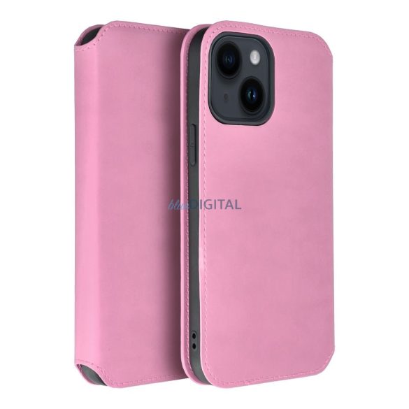 Dual Pocket Book case Samsung Galaxy S23 FE világos rózsaszínű tok