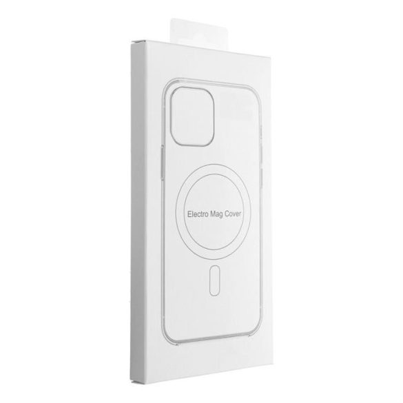 Electro Mag Cover tok MagSafe kompatibilis IPHONE 15 PRO ezüst színű