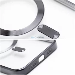   Electro Mag Cover tok MagSafe kompatibilis IPHONE 15 PRO MAX fekete színű