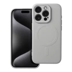   Szilikon Mag Cover tok Magsafe kompatibilis iPhone 15 PRO titánium