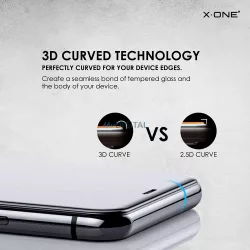   X-ONE Full Cover Extra erős matt - iPhone 15 Plus edzett üveg 9H