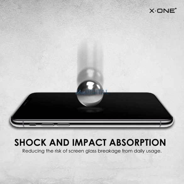 X-ONE Full Cover Extra erős matt - iPhone 15 Plus edzett üveg 9H
