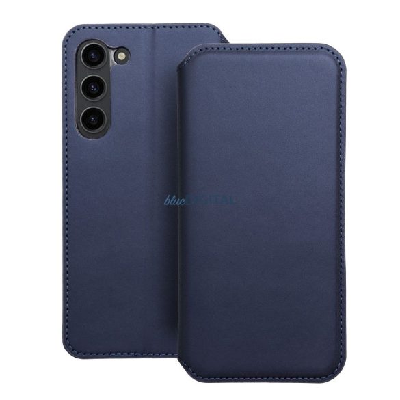 Dual Pocket Book case SAMSUNG S24 PLUS Tengerészkék tok