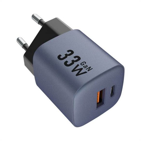 Forcell hálózati töltő 1xUSB és 1xUSB-C csatlakozóval 33W PD QC