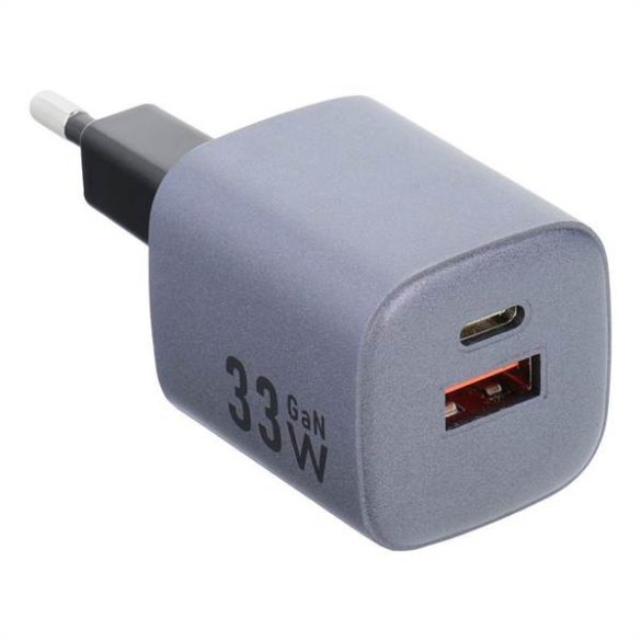 Forcell hálózati töltő 1xUSB és 1xUSB-C csatlakozóval 33W PD QC