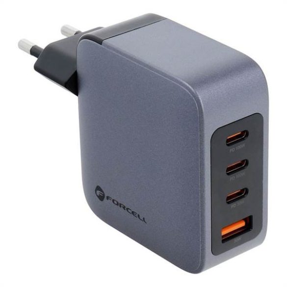 Forcell hálózati töltő 1xUSB és 3xUSB-C csatlakozóval 100W PD QC