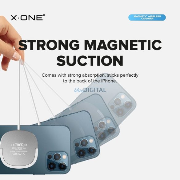 X-ONE Magsafe kompatibilis vezeték nélküli töltő állvány 15W