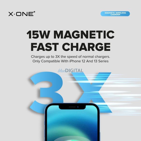 X-ONE Magsafe kompatibilis vezeték nélküli töltő állvány 15W