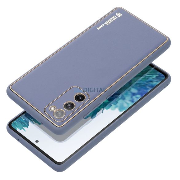 Bőr tok SAMSUNG Galaxy S24 PLUS kék
