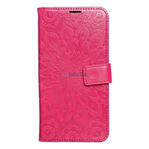 MEZZO Könyvtok SAMSUNG S24 mandala magenta színben