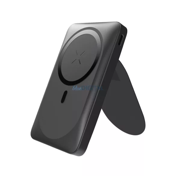 Forcell F10K2 F-Energy Magsafe kompatibilis powerbank kitámasztóval 10 000mAh 20W - fekete