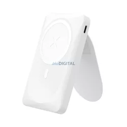   Forcell F10K2 F-Energy Magsafe kompatibilis powerbank kitámasztóval 10 000mAh 20W - fehér
