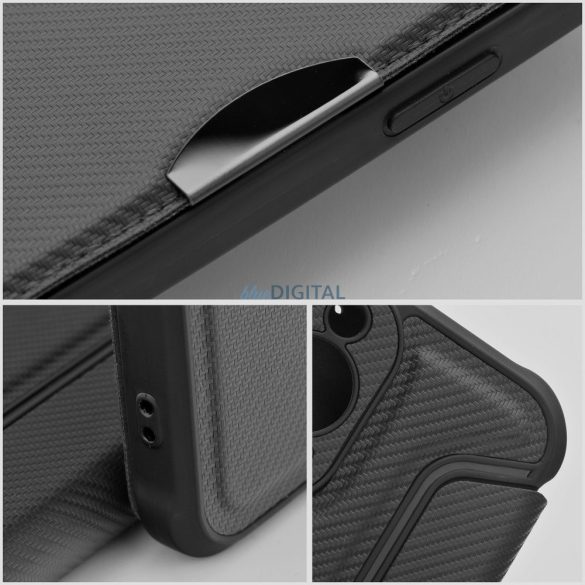 RAZOR Book Case Samsung S24 fekete tok