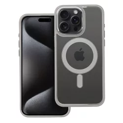   Color Edge Mag Cover tok Magsafe kompatibilis iPhone 15 PRO MAX titatnium szürke
