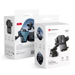   Forcell F-Grip Guardian autós tartó szélvédőre/műszerfalra - fekete