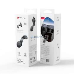   Forcell F-Grip MagFlex MagSafe kompatibilis autós tartó a szélvédőre/műszerfalra/szellőzőnyílásra - fekete