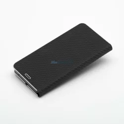 LUNA Book Carbon SAMSUNG A25 fekete tok