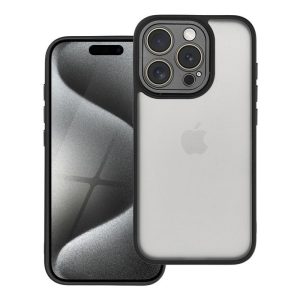 VARIETE + kameravédő tok iPhone 15 Pro fekete