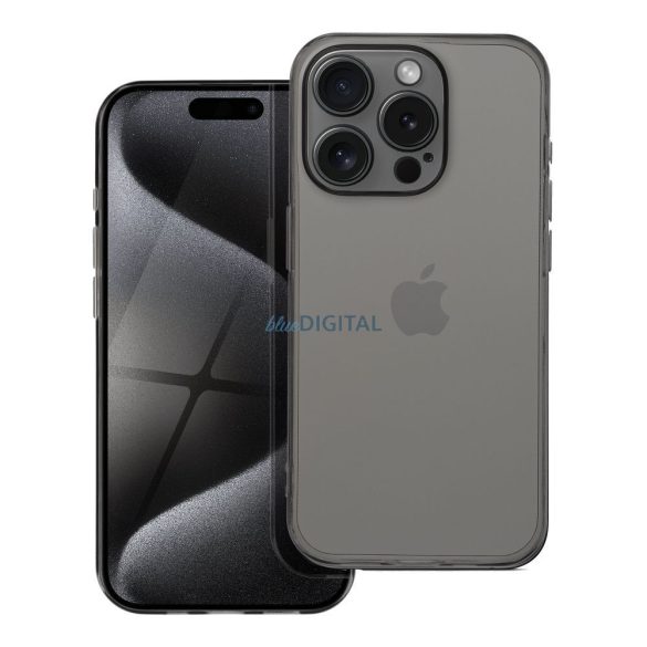 1,5mm BOX PREMIUM tok iPhone 7 / 8 / SE 2020 átlátszó fekete