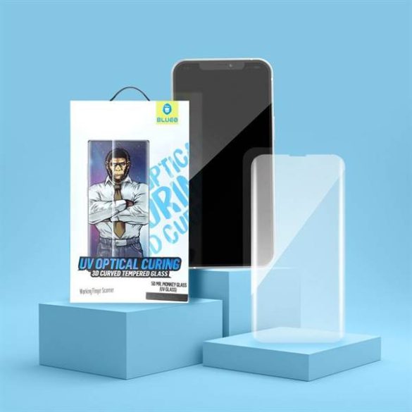 5D Mr. Monkey Glass - Samsung Galaxy S24 Ultra átlátszó (UV üveg)