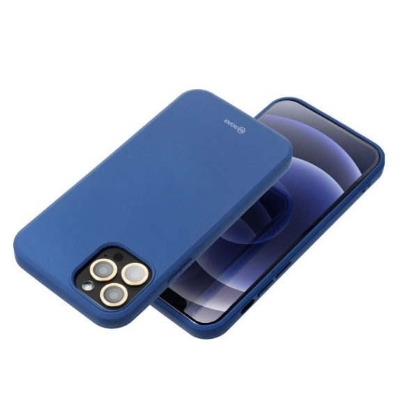 Roar színes zselés tok - iPhone 15 Pro Tengerészkék