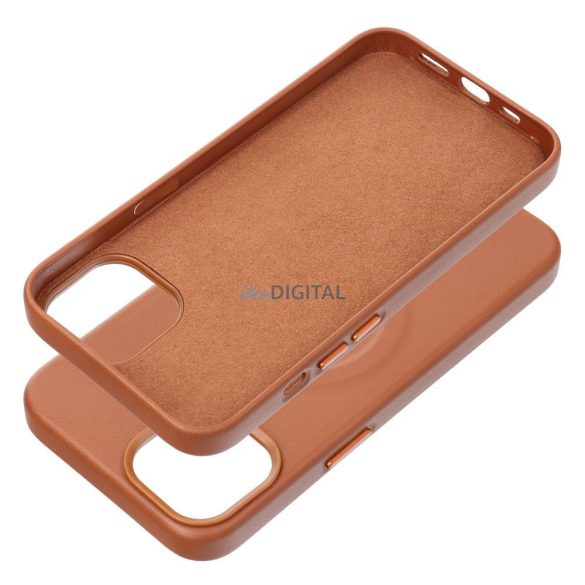 Roar Leather Mag tok - iPhone 13 Pro Max barna színben