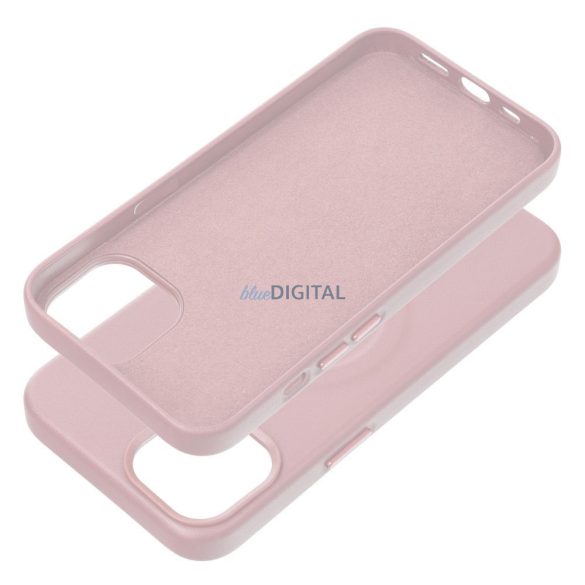 Roar Leather Mag tok - iPhone 15 Plus rózsaszínű